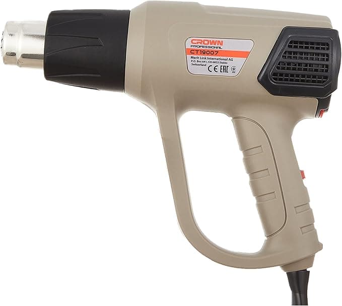 CROWN CT19007 2000W Professional Heat Gun with variable temperature settings.