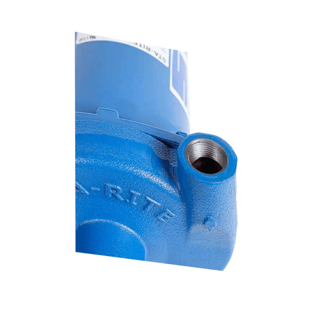 Samnan 2.5 HP USA-made cast iron water transfer pump featuring a 2-inch suction and 1.5-inch discharge port. - Thumbnail 2