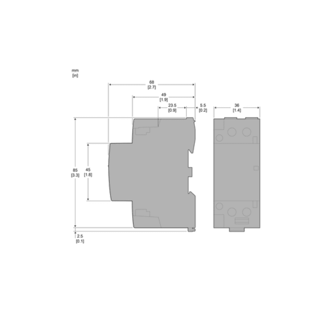 Schneider Electric TeSys GC4020M6 40A modular contactor with 2NO contacts for DIN rail mounting. - Thumbnail 2