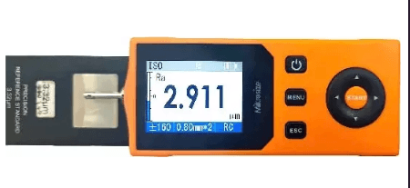 iSurfa-220 surface roughness tester with graphical LCD display and portable design for industrial surface analysis.